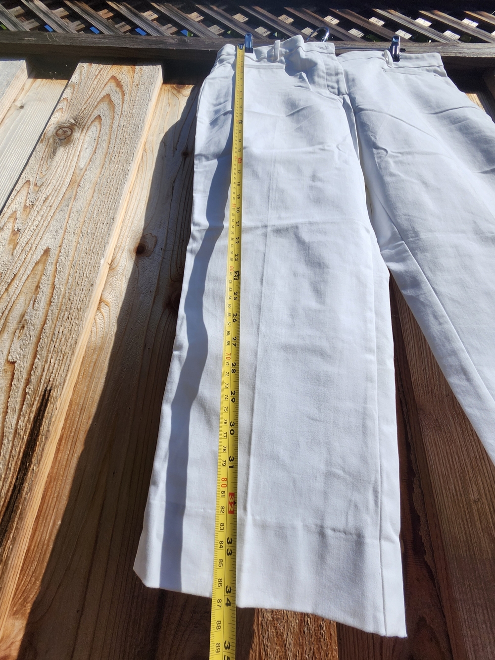Ann Taylor XL Like New cotton White Straight-Leg Pants